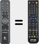 Télécommande pour remplacer LOG008