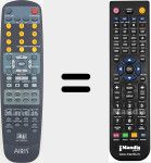 T&eacute;l&eacute;commande pour remplacer LW105E