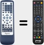 Télécommande pour remplacer LW109B