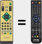 Télécommande pour remplacer MAXI001