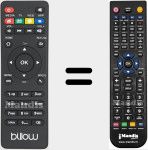 T&eacute;l&eacute;commande pour remplacer MD09L