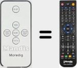 Télécommande pour remplacer MORE001