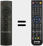 T&eacute;l&eacute;commande pour remplacer Mi-Box