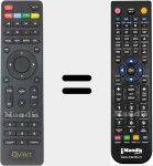 Télécommande pour remplacer Mini
