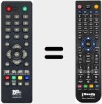 T&eacute;l&eacute;commande pour remplacer NANO FLIP HD