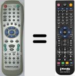 T&eacute;l&eacute;commande pour remplacer NOR001