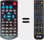 T&eacute;l&eacute;commande pour remplacer NVR2770