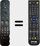 T&eacute;l&eacute;commande pour remplacer ORA002