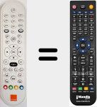 Télécommande pour remplacer RC 1523901-00 B (313923814131)