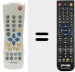 T&eacute;l&eacute;commande pour remplacer RC 283207 / 01 (313922885970)