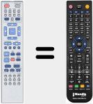 T&eacute;l&eacute;commande pour remplacer RC 2520