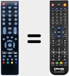 T&eacute;l&eacute;commande pour remplacer RC2712