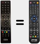 Télécommande pour remplacer RC4610