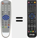 T&eacute;l&eacute;commande pour remplacer RC1214