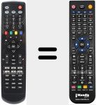 Télécommande pour remplacer REMCON048