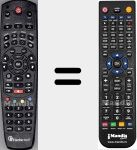 Télécommande pour remplacer REMCON1092