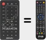 Télécommande pour remplacer REMCON1481
