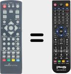 Télécommande pour remplacer REMCON1650