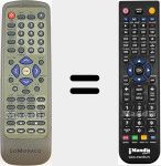 Télécommande pour remplacer REMCON2131