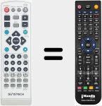 Télécommande pour remplacer REMCON981