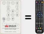 T&eacute;l&eacute;commande pour remplacer Digital Photo Frame (REMCON2031)