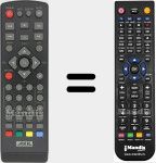 Télécommande pour remplacer RT0406HD