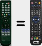 T&eacute;l&eacute;commande pour remplacer RUX8-YC03NB