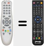 Télécommande pour remplacer REMCON417