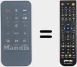 T&eacute;l&eacute;commande pour remplacer 231110482009 (SB-350)