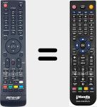 T&eacute;l&eacute;commande pour remplacer 8320