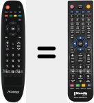 Télécommande pour remplacer SRT 8505