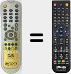 T&eacute;l&eacute;commande pour remplacer Satycon002