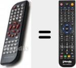Télécommande pour remplacer DVD1004USB (GS90592187)
