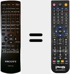 Télécommande pour remplacer MDX45