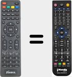 T&eacute;l&eacute;commande pour remplacer Sniper HD H265
