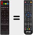 Télécommande pour remplacer 9947HD