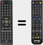 T&eacute;l&eacute;commande pour remplacer SUP003