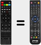 T&eacute;l&eacute;commande pour remplacer TFH9900