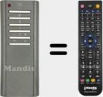 Télécommande pour remplacer TI06A