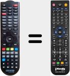 Télécommande pour remplacer TORNADO-V7