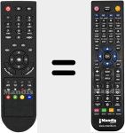 Télécommande pour remplacer TSV7500HDU