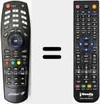T&eacute;l&eacute;commande pour remplacer TVT 250 HDR