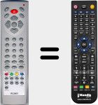 Télécommande pour remplacer RC 2600 (720117139400)