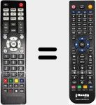 Télécommande pour remplacer Force 1+