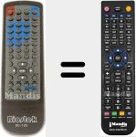 T&eacute;l&eacute;commande pour remplacer XC-120