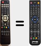 T&eacute;l&eacute;commande pour remplacer HDSR420HD