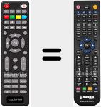 Télécommande pour remplacer MASTER001