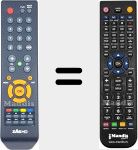 Télécommande pour remplacer ZAS HD