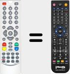 Télécommande pour remplacer REMCON1273