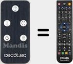 T&eacute;l&eacute;commande pour remplacer REMCON2132